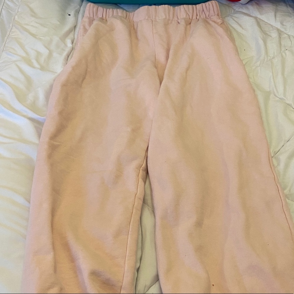 Baby pink sweat pants! Brandy Melville